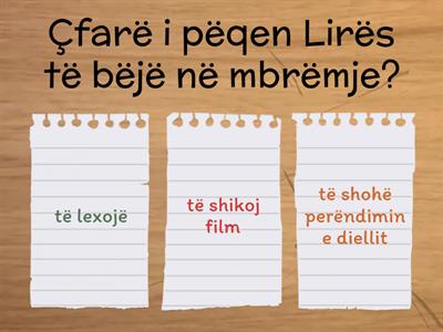 What do they do/like?