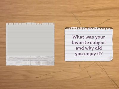 Memories at high school