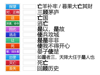 常见古文词汇(九)