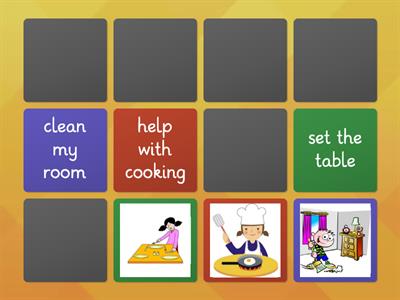 House Chores Memory Game