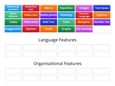 CAL - Language features Vs Organisational features 