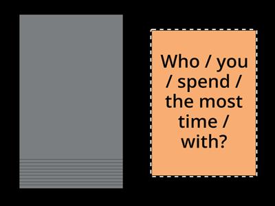 Subject / Object Questions 