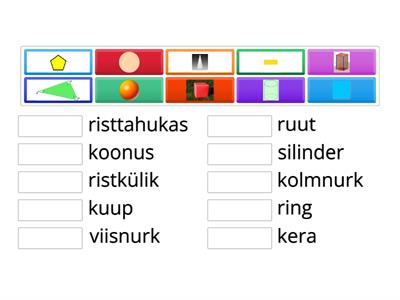 matemaatika, kujundid, 2.klass