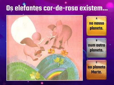  História " O elefante cor-de-rosa"