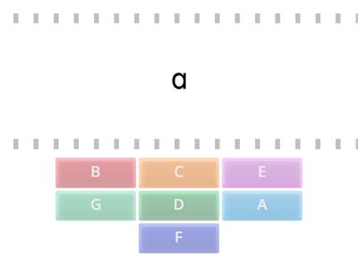 grade 1 lower and upper case