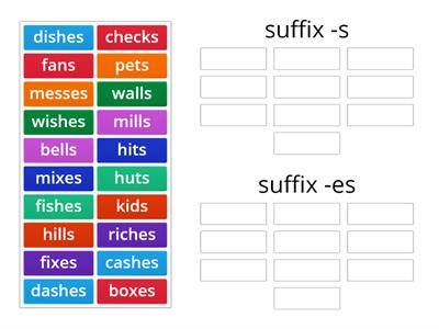 PAF 82 suffix -es