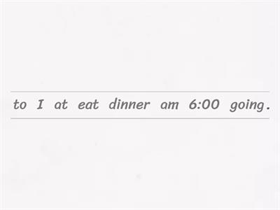 Simple Future "going to" 