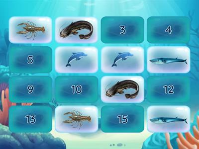 Знайди пару (мешканці водойм)