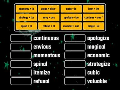 Tricky Suffix Match Up