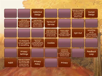 Digital citizenship 8th grade vocab