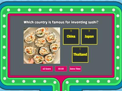 Food Gameshow Quiz