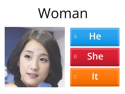 Personal Pronouns - Singular 