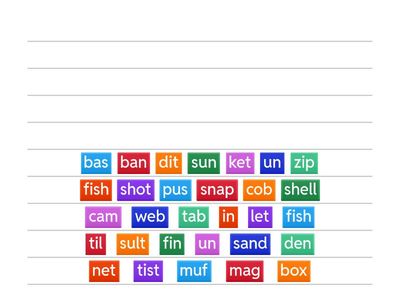 CVVC Syllable Magnets