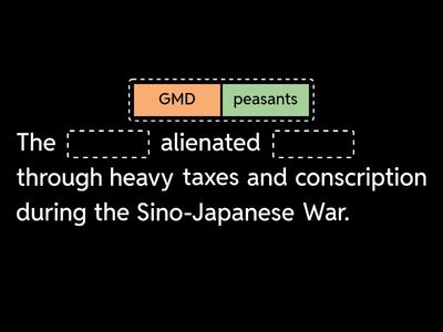 COMPLETE THE SENTENCE Activity