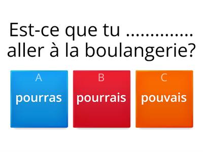  Le conditionnel présent : choisissez le verbe au conditionnel présent