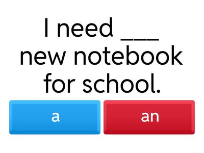 Countable and uncountable nouns A2
