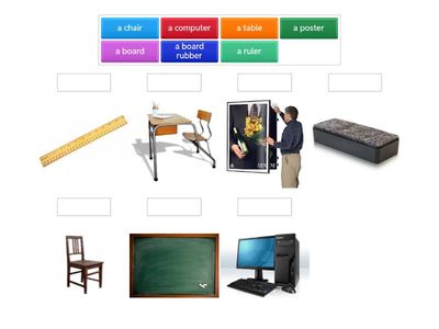 Classroom objects (Starter Unit) Gateway A1+ boxes