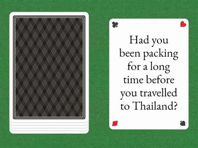 Past perfect continuous (speaking)