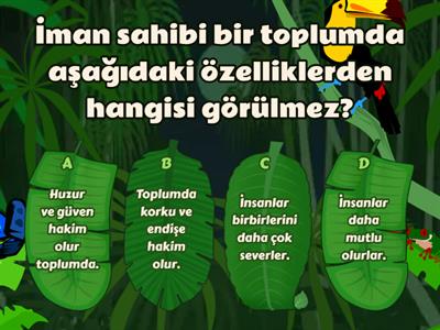 6. Sınıf TDB Temel Dini Bilgiler İslam-1, 1. Üite İman ve İnsan  kopyası.