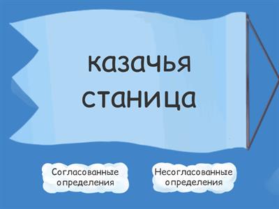 Согласованные и несогласованные определения