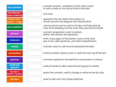 Cosmetology Chapter 24 - Vocab 1