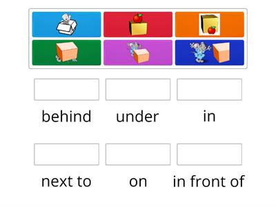 Prepositions of place English Class A1 Unit 3 