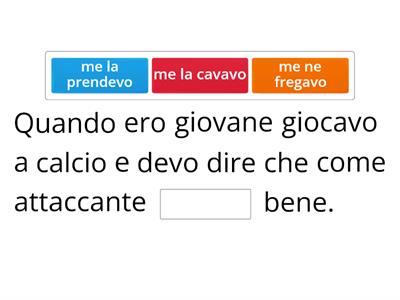 Verbi pronominali: cavarsela, prendersela, farcela, andarsene e fregarsene