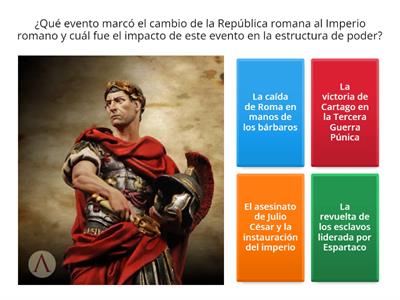  Roma Monarquía, República y algo de Imperio