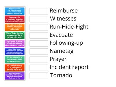 Emergency and Security