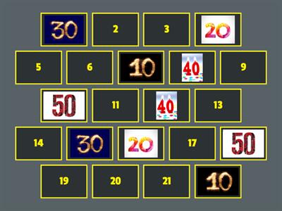 Numbers - Memory Game