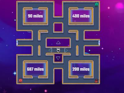 Speed distance time maze