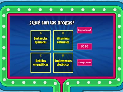 CON LAS DROGAS NO SE JUEGA 1º sec 2nda actividad