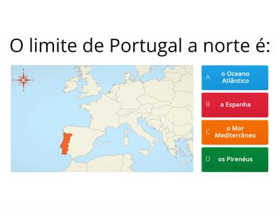 Limites de Portugal e da Península Ibérica