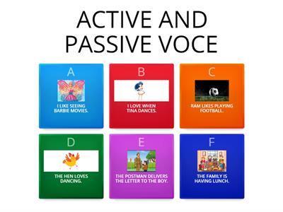 ACTIVE AND PASSIVE VOICE