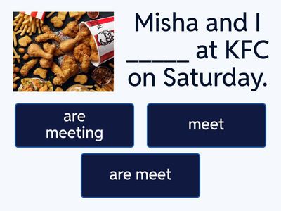 Present Continuous for Future plans