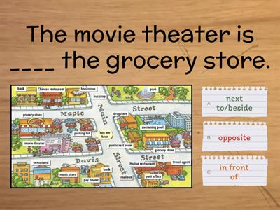 Prepositions of Place