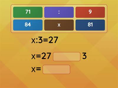 Уравнения внетабличное умножение и деление