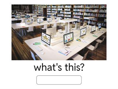 THE LIBRARY, LEVEL 3 VOCABULARY (writing)