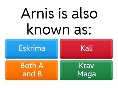 History of Arnis