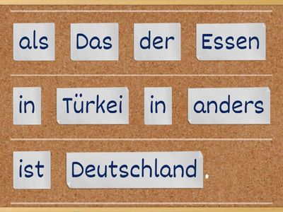 Unterschiede zwischen Deutschen und Türken.