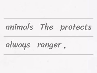 a ranger's activities