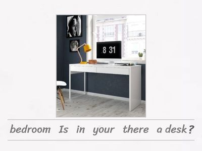 Interrogative sentences with there's and there are (GG1, Unit 3.3)