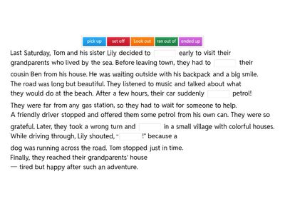 EF4 Inter 3A Vocabulary (phrasal verbs)