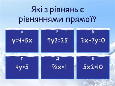 Рівняння прямої