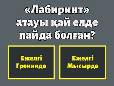 4-сынып Лабиринттен шығу