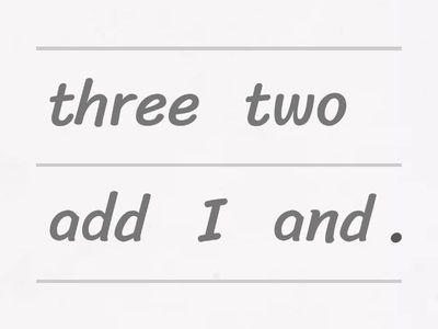 English Foundation - abilities and actions 3/3 EFE Basics