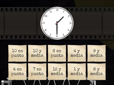 Reloj de agujas II: En punto / y media