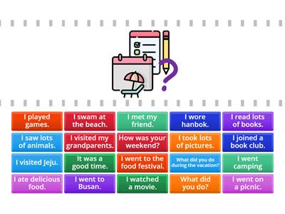 G5 L7 I visited sentences