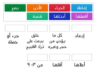 حيائي من إيماني