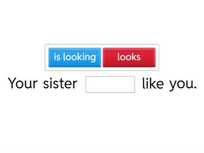 Present simple or continuous